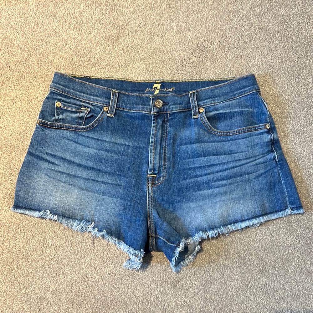 7 for all Mankind Jean Shorts